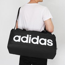 아디다스 리니어 더플 M 운동가방 헬스가방, 상세설명참조, 1, 검흰