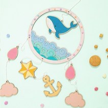 나무 모빌 만들기 세트 수업 재료 우드 공예 팬시 DIY 키트 동물 MDF 꾸미기 어린이 초등 유치원 색칠 놀이, 어린왕자(이벤트)