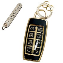 루루형제 제네시스 신형 g80 gv80 g70 gv70 g90 gv60 차 키케이스 + 번호키링 + 가죽리본키링 세트 AG-04 5 7버튼공용, 키케이스+번호키링, AG-03, 다크블랙