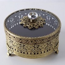 퀸즈골드 엔틱 보석함(대) _ 1524871EA