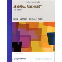 Abnormal Psychology 13/E, Wiley