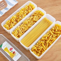 전자렌지 사용 가능한 파스타 스파게티 면 보관 트레이 소분 롱 대파 김밥재료 통 쌀 국수, 파스타 면 보관 용기