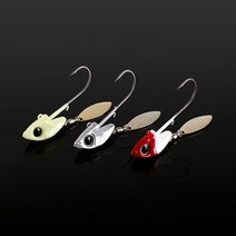 다미끼 리그 지그헤드 루어소품, 실버, 7/8oz