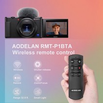 호환 가능 교체 소니 RMT-P1BT 무선 원격 셔터 릴리즈 A7IV RX100VII ZV-E10 ILME-FX3 A1 A9 A6100, 한개옵션0