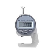마이크로미터 전자마이크로게이지 0127mm 001mm 시크니스게이지 두께측정기 디지털두께게이지 디지털두께계, 1개