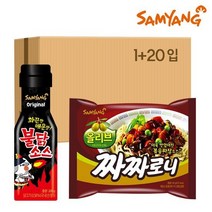 삼양 짜짜로니 20개+불닭소스 1개, 없음, 상세설명 참조