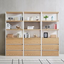 스틸 거실수납장 5단 800 서랍형, 블랙