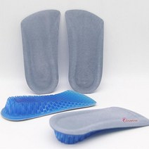 SPRa_남자실리콘2cm 쿠션로퍼 키높이반깔창 신발구두발편한 뒷굽 젤리 발뒤꿈치 신발창 뒷꿈치 젤 밑창uvw300