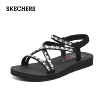 [상위] 스케쳐스 여성용 블랙앤화이트 여름 비치샌들(양말증정)