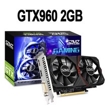 szmz 새로운 비디오 카드 원본 nvidia geforce gtx 960 1050 ti 2gb 4gb gddr5 128 bit 그래픽 카드 gtx960 게임 gpu non rx, GTX960 2GB