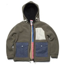 QUIETIST 보아 헤비 후드집업 파카 그레이 Heavy Fleece Zip-up Parka gray 18FWRO102GY