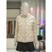 ab.f.z [ab.f.z] 후드넥 물결누빔 경량패딩 (AAW4HD33K)