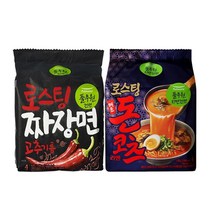 (상온)[풀무원]로스팅짜장면 고추기름 + 돈코츠라멘(매운맛)