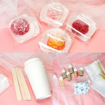 별님아씨 명가 카네이션 비누 선물 DIY 만들기 KIT 세트 패키지, 기본(베이스 투명)