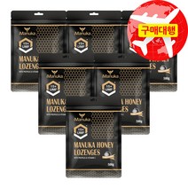 뉴질랜드 아이마누카 마누카허니 로젠지스 500g 마누카꿀 사탕 캔디, 6개