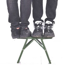 DURABLE METAL 컴팩디자인 다기능 다용도 접이식 폴딩 소형 미니스툴 L사이즈