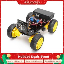 탁구 로봇 기계 머신 4WD 스마트 자동차 ESP32 Wifi 자동화 키트 ESP 32 캠 포함 Arduino 프로그래밍 훈련 및 학습 프로젝트 풀 세트