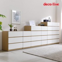 데코라인 로즈 3단/4단/5단 서랍장 6종 택1, 6. 로즈 600 5단서랍장, 오크