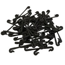 50pcs 고정 래싱 도구 농업 온실 용품 야채 접목 클램프 지원 포도 나무 클립 정원 식물 후크 플라스틱, 50 개