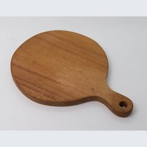 아모트 마호가니원목 플레이팅 원형 핸들도마