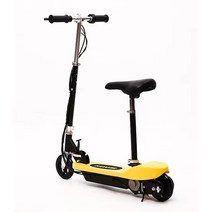 강한 전기 킥보드 스탠드 접이식 전기자전거 전동 전동킥보드 휴대용 가벼움 소형 브레이크 5656, 노란색 PU 일반/밴드/항속 6-9km/시속 15km/, 24V
