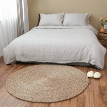 친환경 옥잠화 수초 원형 러그