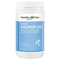 Healthy Care Wild Salmon Oil 1000mg 500, 1병, 500정