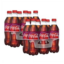 체리 코크 미국 코카 콜라 체리콕 페트병 500ml 12개 Coca Cola Coke Cherry, 1세트