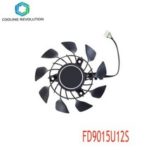 T129215SU FD9015U12S 85mm 4Pin GTX970 GTX760 GPU 쿨러 팬 그래픽 카드 ASUS GeForce GTX 760 670 970 DC 미니 냉각, Mute version