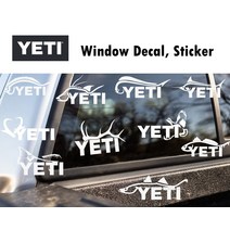 YETI 예티 WINDOW DECALS 물고기 모양 창문 스티커 감성 캠핑, Flounder 플라운더