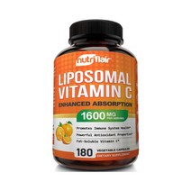 뉴트리페어리포솜 비타민C 1600mg 180캡슐 지용성고흡수