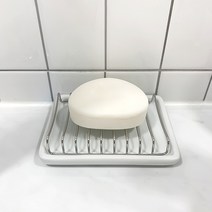 뉴앤룩 도자기 비누받침 비누트레이, 화이트