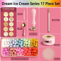 스탬프 세트 박스형 왁스 그레인 파이어 래커 스토브 스푼 핸들 핀셋 웨딩 씰 씰링 도구 만들기, 03 Stamp Set 0317PCS