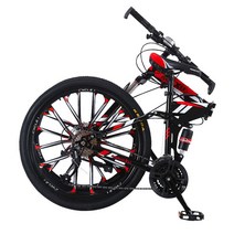 접이식자전거 미니벨로 출퇴근자전거 BIRDY 브롬톤, 7 21단 스포크-블루 플라워  24인치