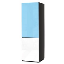 Haier 하이얼 HRP255MDMW 글램글라스 스마트콤비냉장고 244L 블루, 단품