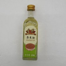[신중국식품] 겨자씨기름. 쩨머유 60ml 겨자씨오일, 1개