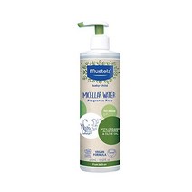 Mustela 인증 유기농 미셀라 클렌징 워터 - 올리브 오일과 알로에 베라가 함유된 헹굼이 필요 없는 천연 워터 클렌저 - 유아 어린이 및 성인용 - 무향 EWG 인증 및 비
