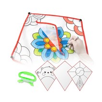 민화샵 연 색칠 만들기 가오리연 얼레 세트, 태극문양