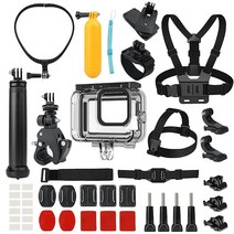 Adaptom GoPro Hero11/10/9/8/7/6/5 Max Fusion Insta360 DJI Osmo Action과 호환되는 액션 카메라 액세서리 키트 USA 미국