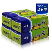 크린랩 뽑아쓰는 크린백 미니 소 17cmX25cm 100매 4입