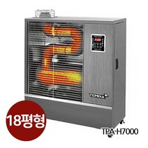 템피아 돈풍기 원적외선 튜브히터 대형 석유난로 곱창난로 온풍기 18평형, TPA-H7000(18평형)