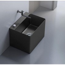 걸레 개수대 세척 다용도실 싱크대 세탁실 카페 업소 스테인리스, 블랙  304 스텐 40CM(수도꼭지x)