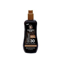 호주 금 인스턴트 브론저 SPF 30 오스트레일리아 골드 스프레이 젤 선스크린 8온스 | 피부 보습 수분 공급 광범 스펙트럼 방수 기름기 없는 옥시벤존 프리 크루얼티, 8 Fl Oz (Pack of 1), Instant Bronzer - New