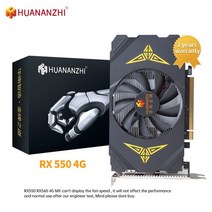 그래픽카드 비디오카드 huannzhi gtx 1660s 650 760 960 970 1060 2g 4g 6g rtx 2060 super 6g 8g rx 550 560 4g, RX 550 4g