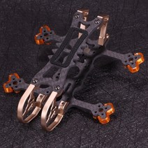 농업용AlfaRC-BuBu100 2 인치 65MM 프로펠러 이쑤시개 프레임 키트 RC 드론 FPV 레이싱 지원 CADDX VIST, 01 Only Frame Kit