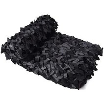 터널형 텐트 4x5m 2x3m 군사 위장 그물 그늘 사냥 정원 자동차 야외 캠핑, BLACK+3x4m