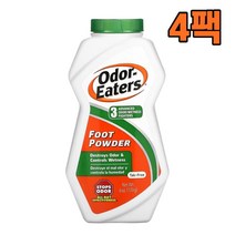 Odor Eaters 오더이터 풋 파우더 170g, 4팩