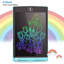LED 라이트박스 드로잉 보드 패드 65 인치 매직 그림 장난감 전자 태블릿 디지털 칠판 교육 몬테소리 319EA 2, 06 skyblue- color draw