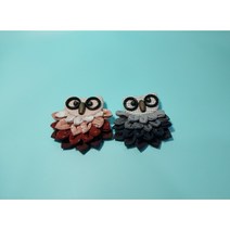 (퀼트완제품) 부엉이 브로치 부엉이 핸드메이드 부엉이 브로치 퀼트 부엉이 퀼트부엉이