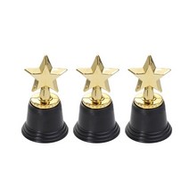 Trophy 어워드 Trophies 컵 할로윈 스타 미니 위너 장난감 골드 재미있는 의상 파티 학교 어린이 키즈 커스텀, [02] Golden Black 1